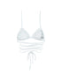 Ariadna S Punk Diamond Cutout Bikini Top