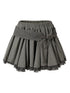 Vintage Lace Patchwork Washed Mini Puff Skirt