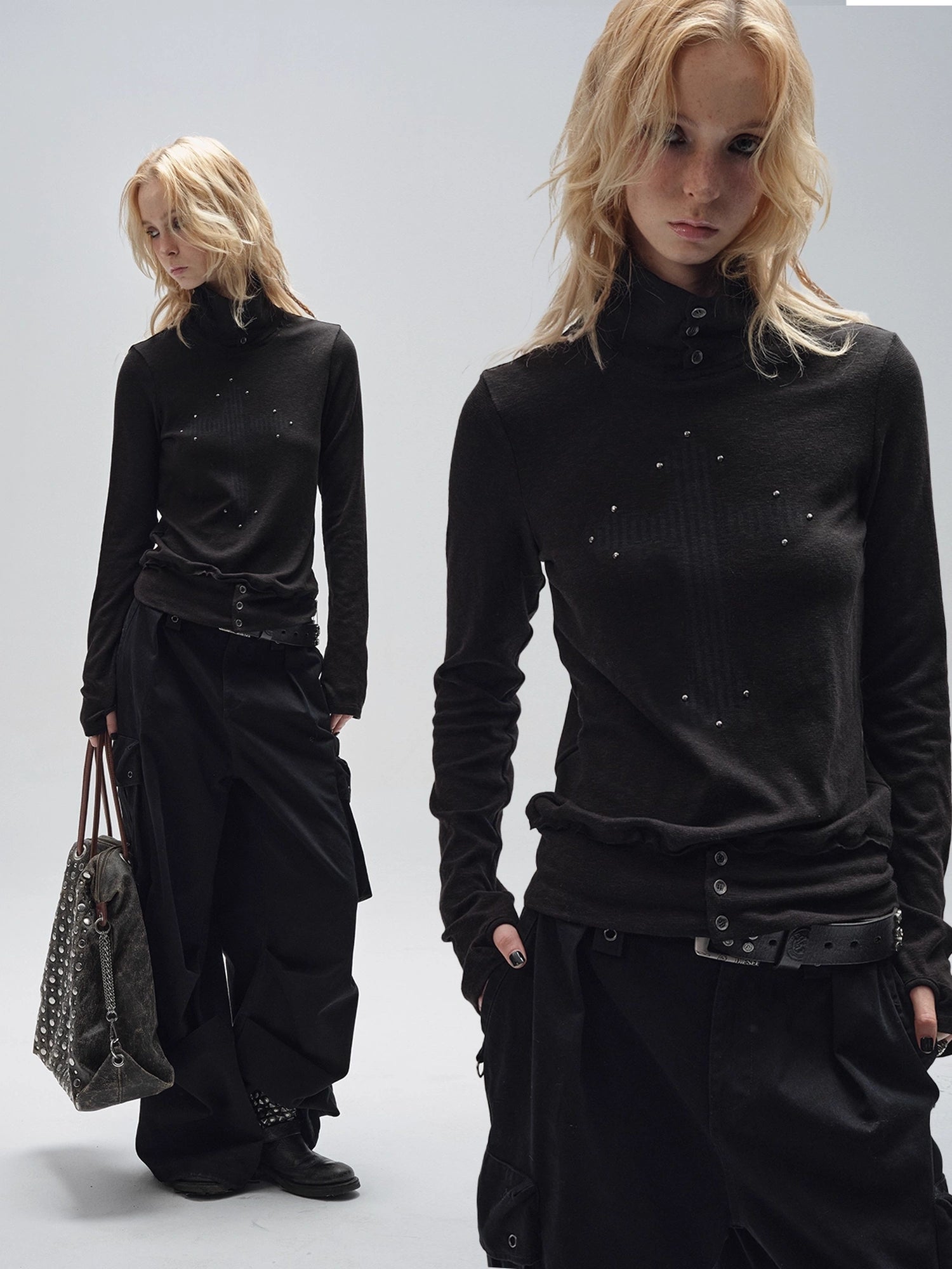 wear_And_tear_Ribbed_Punk_Mock_Neck_Long_Sleeve_Tee_With_Cross_And_Grommets_MISSTT