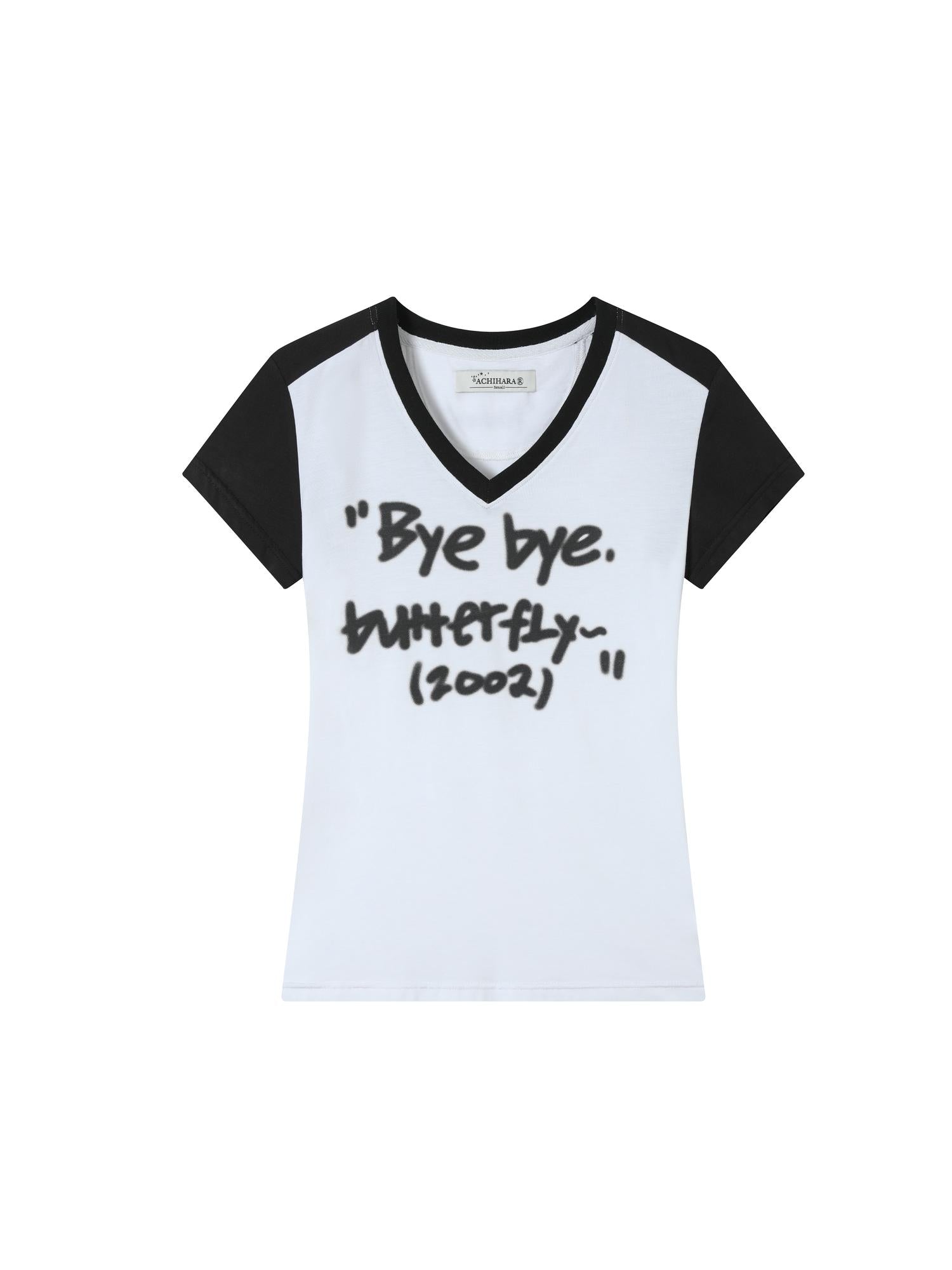 Achihara Bye Bye Paper Plane Tee