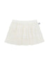 Lace Bow Layered Ruffle Tiered A-Line Mini Skirt