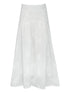 Summer Date Flowy Midi Skirt French Waist Cotton Skirts