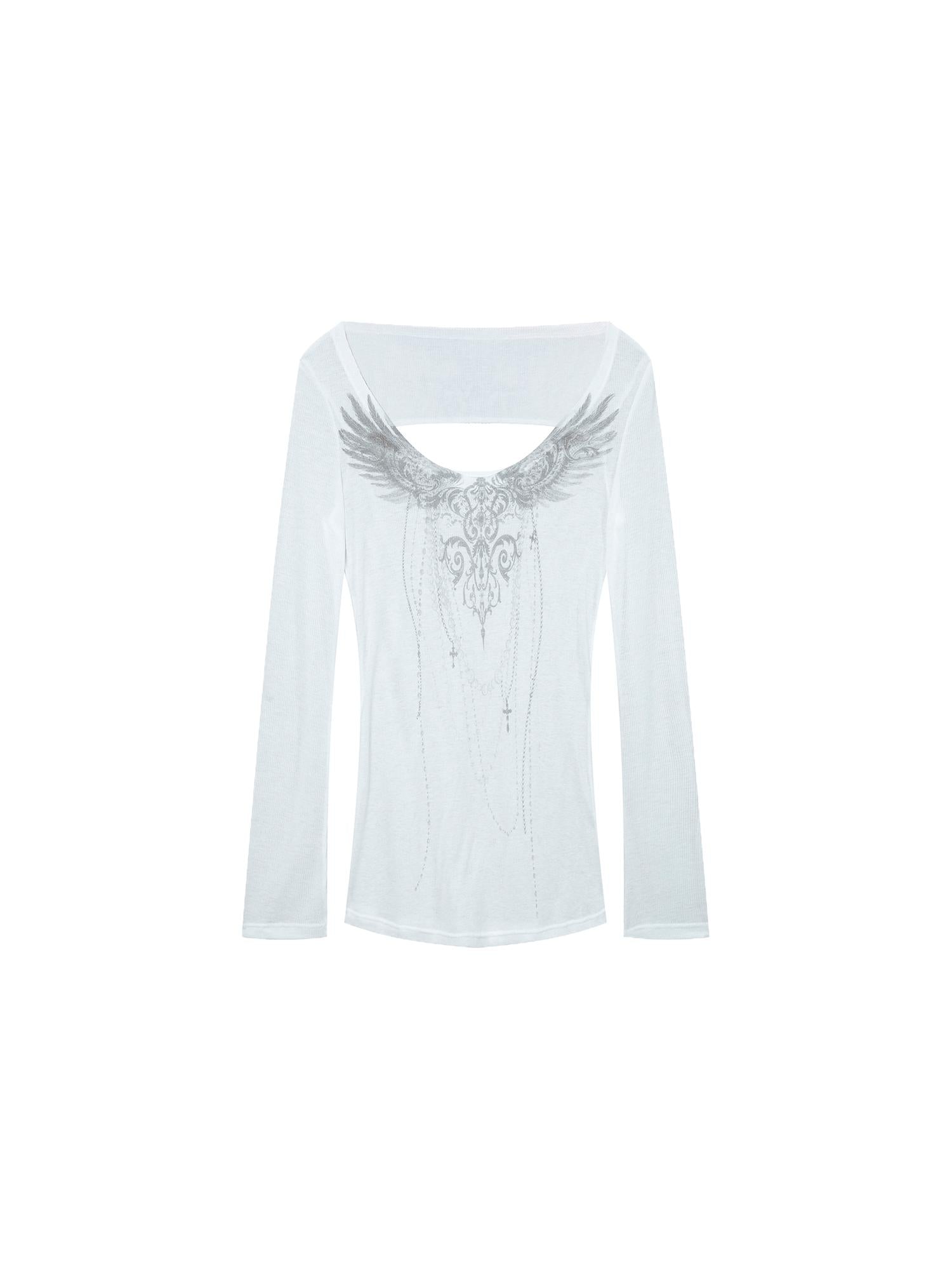DoublePunch Summer Floral Print Slim Long Sleeve Sunshirt T-Shirt