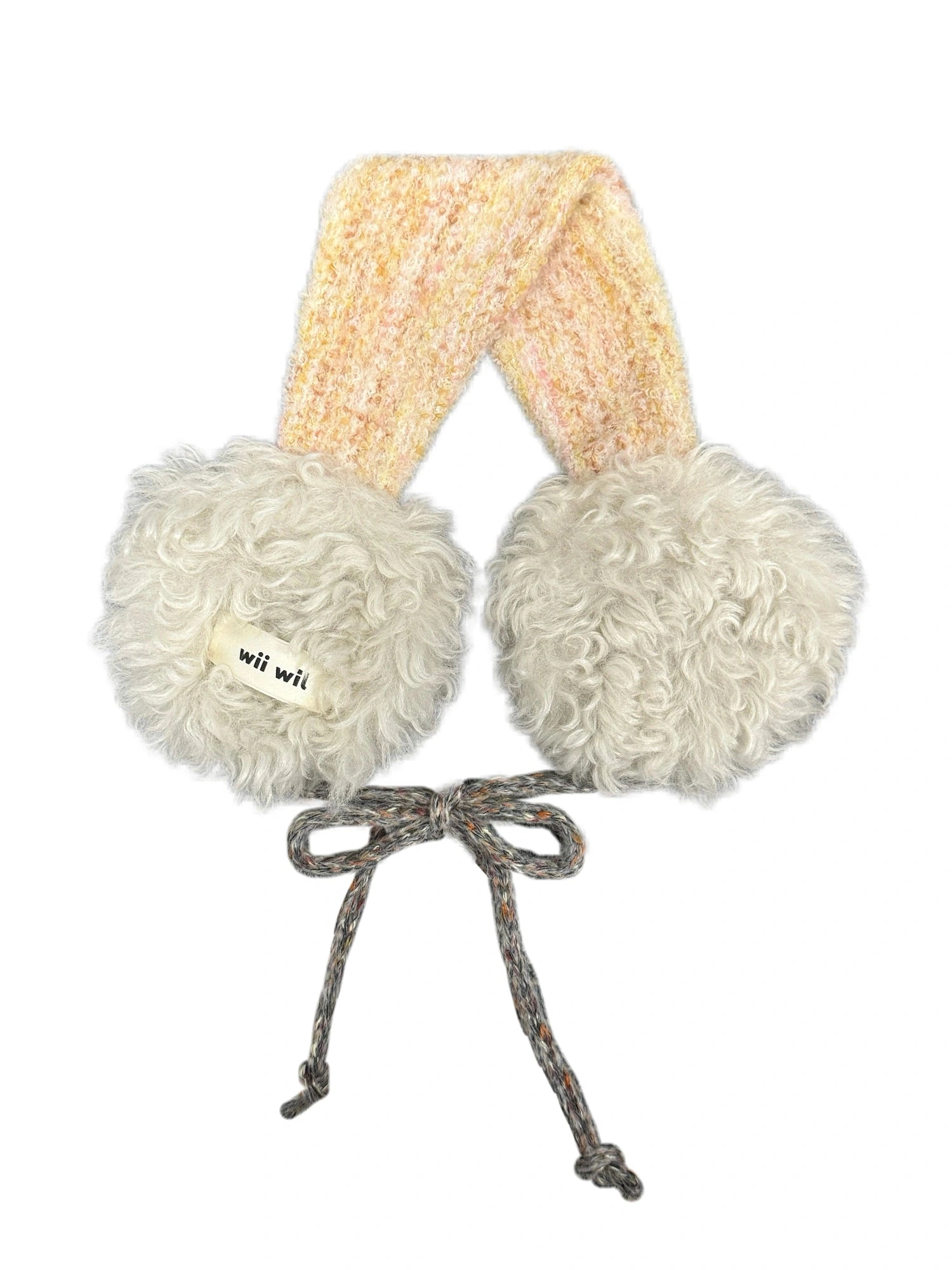 Double Tone Wool Blend Winter Ear Muffs