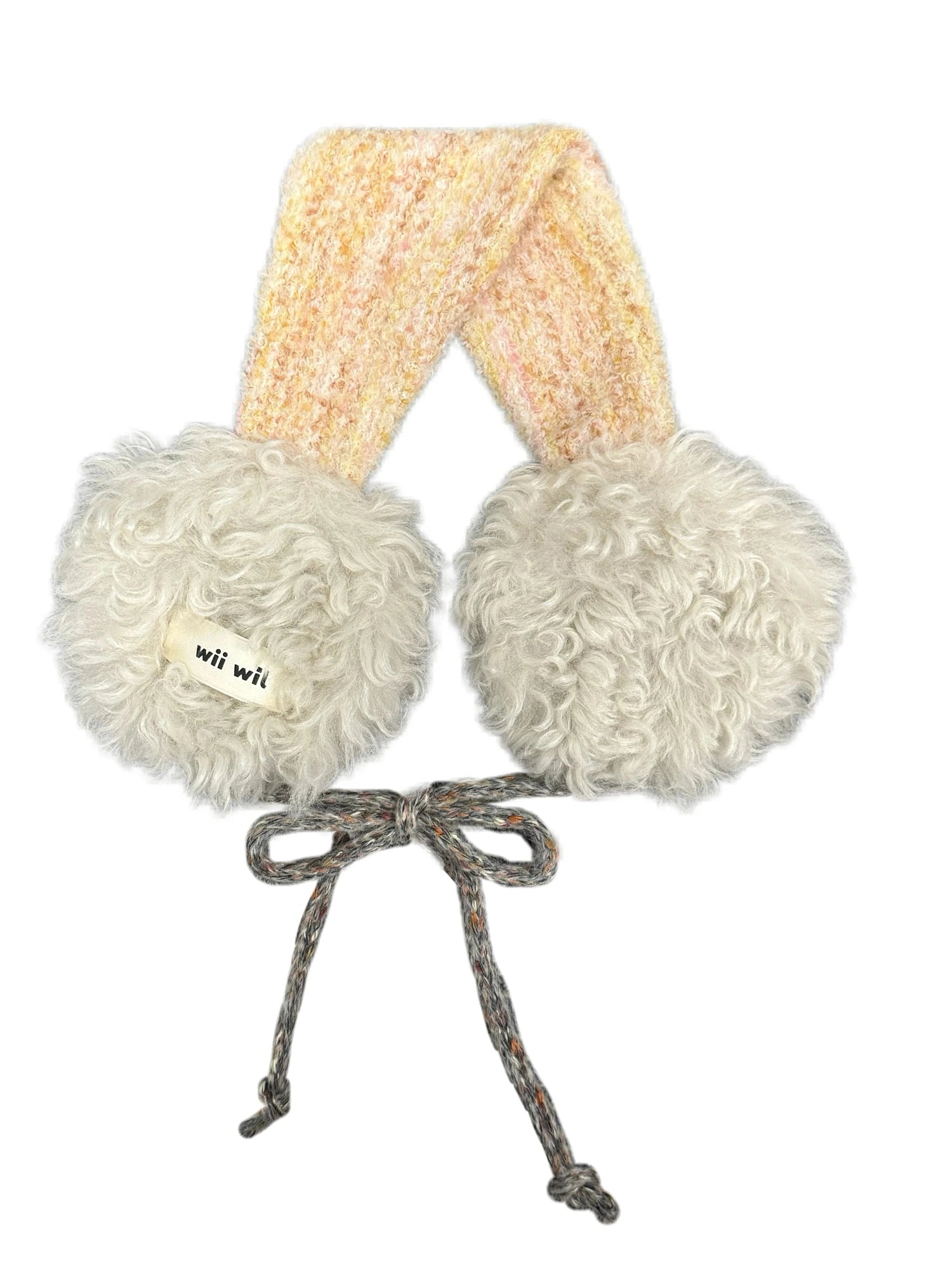 Double Tone Wool Blend Winter Ear Muffs