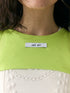 Embossed Pearl Necklace Crop Tank Camisole