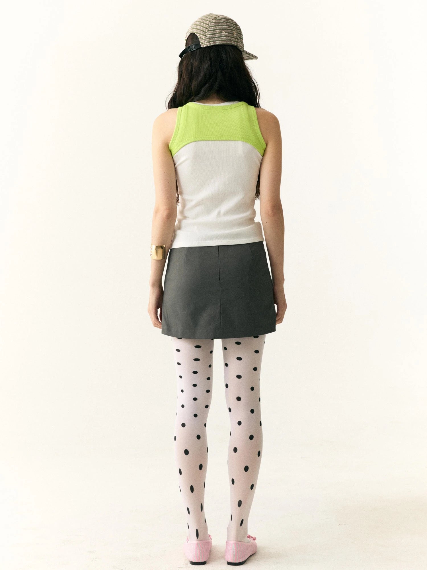 Floral Print Safety Shorts Skirt with Detachable Belt