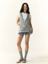 Multilayer Lace Hem Yoga Leggings With Tiered Skirt