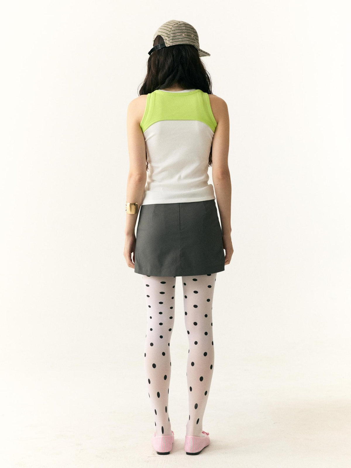 wii wil Printed A Line Mid Waist Women&