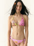 Wii Wil Tropical Coconut Print Bikini Set Scarf