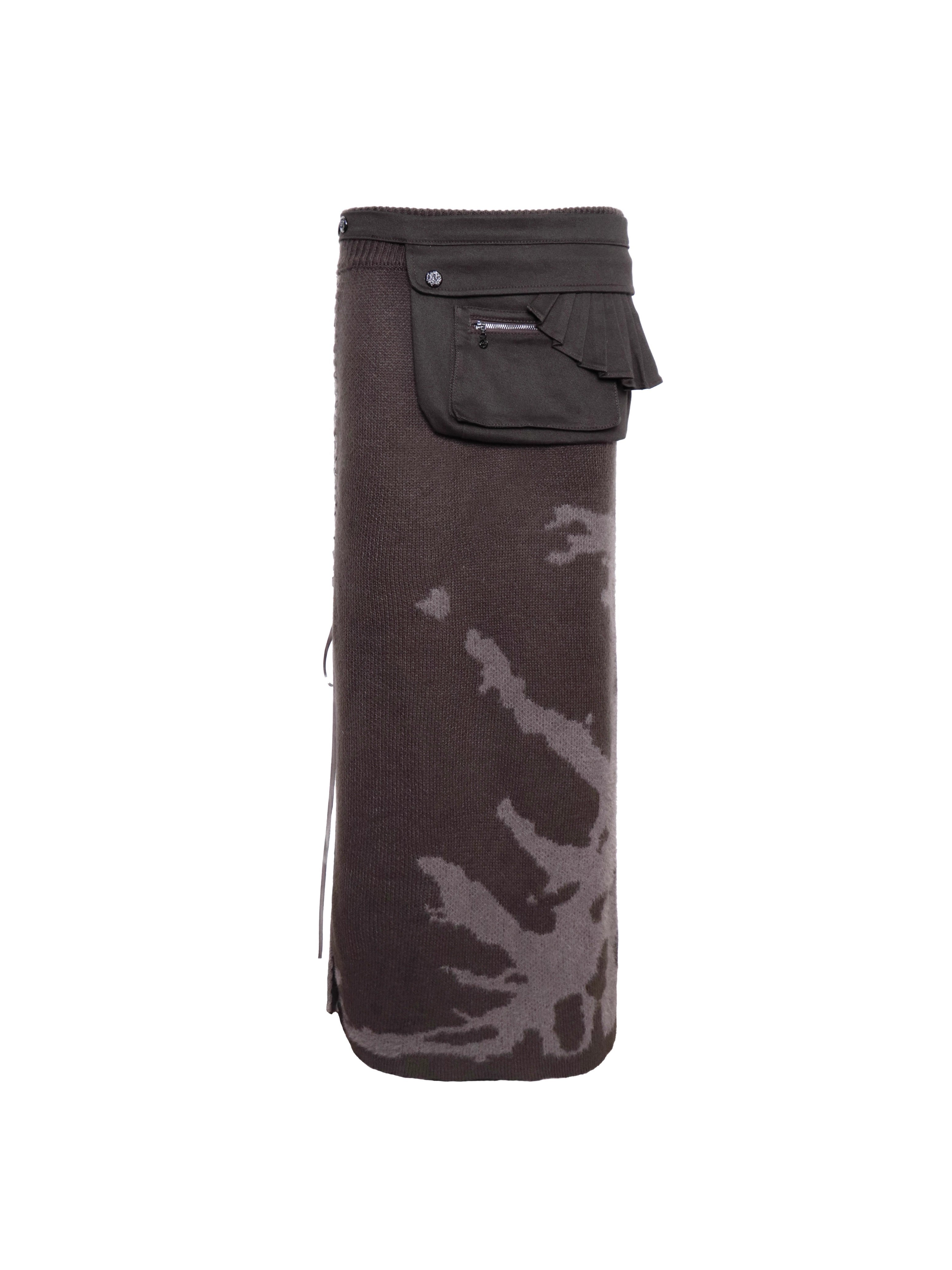 Flowers Birds Market - Maxi Skirt