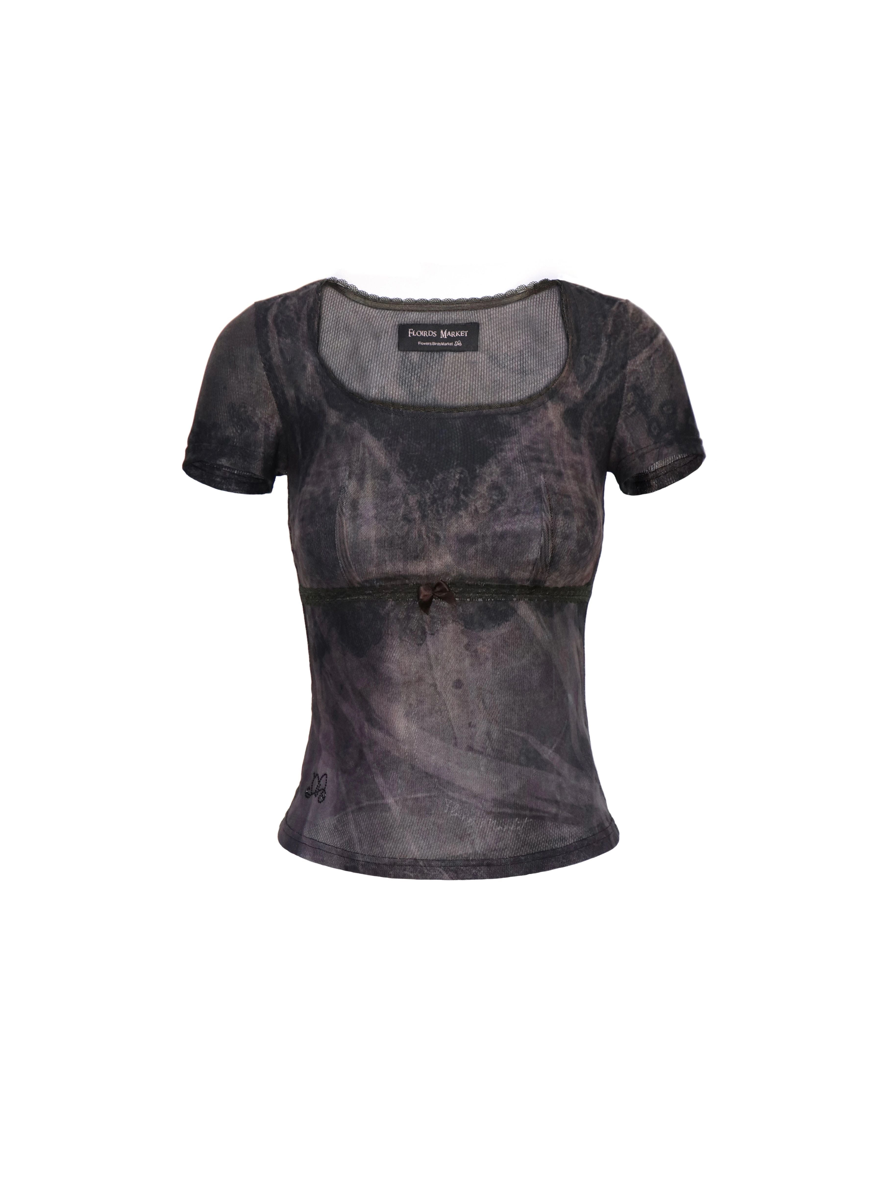 Flowers Birds Market - T-shirt