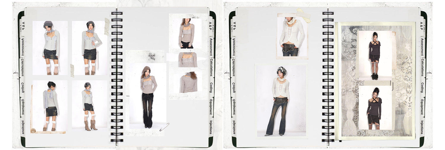 OPEN AESTHETIC – Edgy Y2K fashion with lace, mesh &amp; deconstructed style