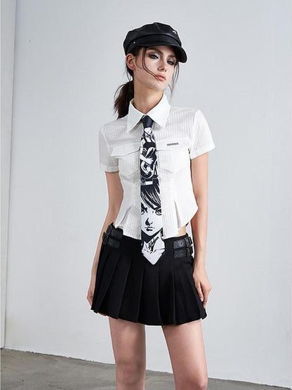 AFTADAWN Anime Subculture Rock Comic Print Original Niche Women&