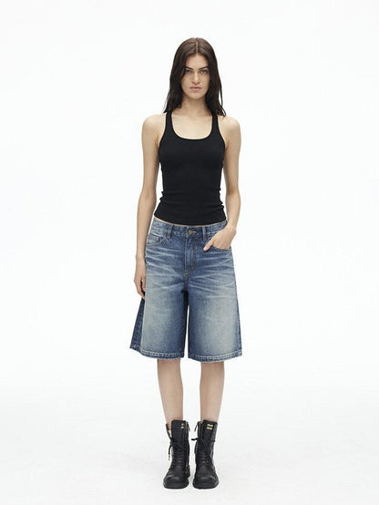 AFTADAWN U Neck Backless Slim Racerback Women&