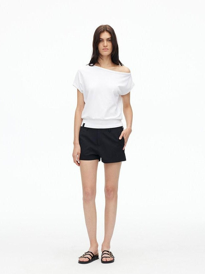 AFTADAWN Slim High Density Bamboo Micro Stretch Pocket Women&
