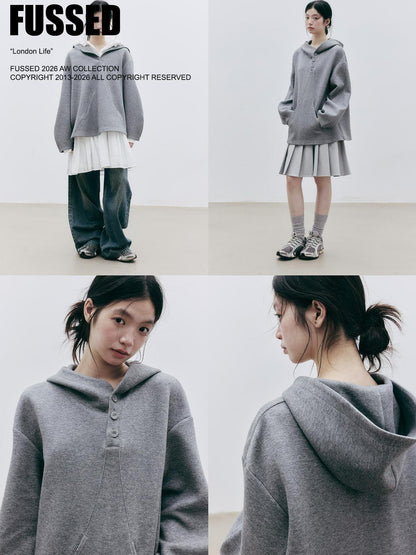 FUSSED Asymmetric Deconstructed Loose Fit Cotton Women&