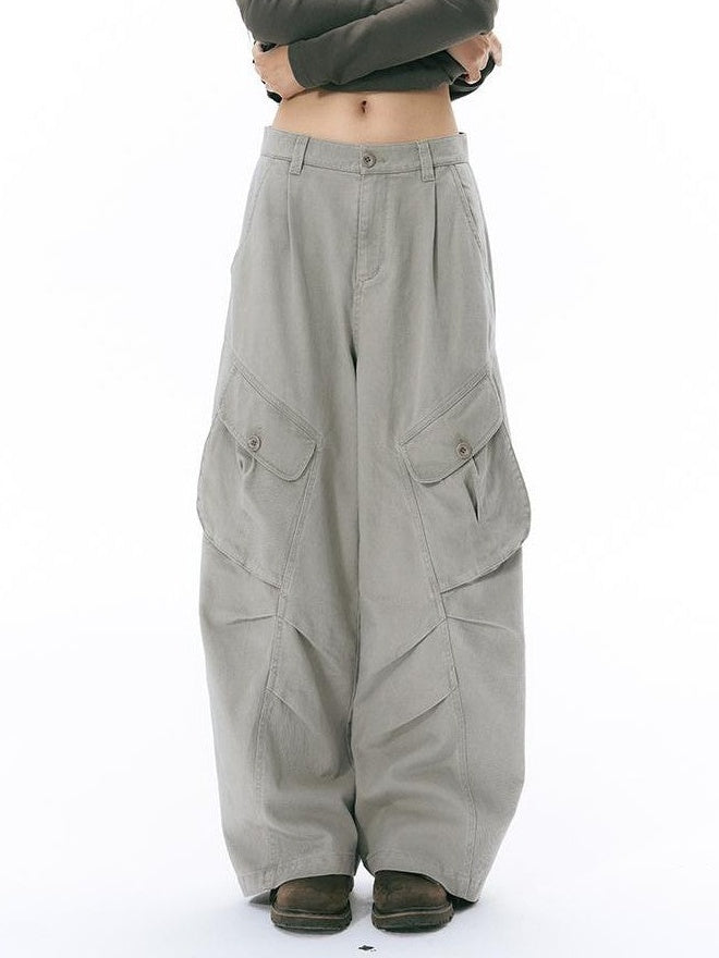 NAPSNAPS Floral Print Distressed Wide Leg Cotton Women&