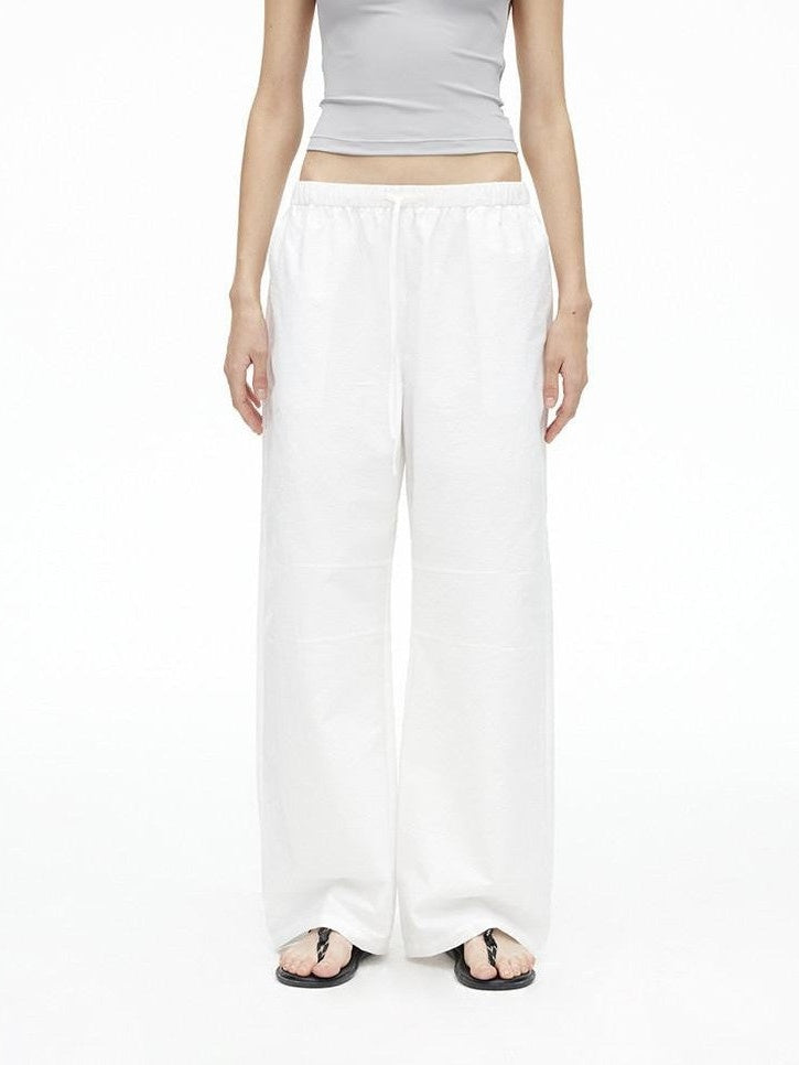 AFTADAWN Relaxed Pleated Split Scimitar Women&