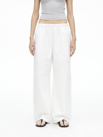 AFTADAWN Relaxed Pleated Split Scimitar Women&