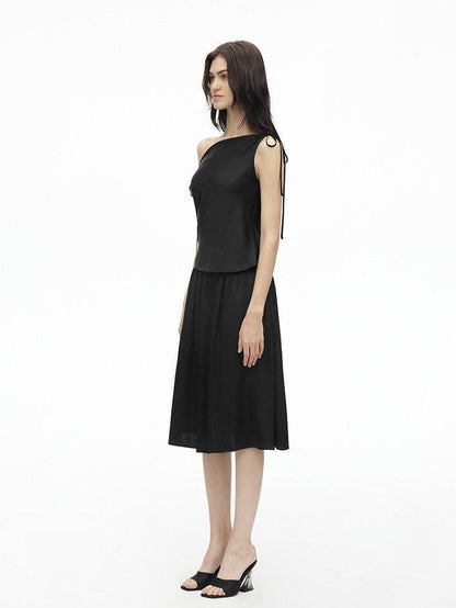 AFTADAWN Multiway One Shoulder Sleeveless Women&