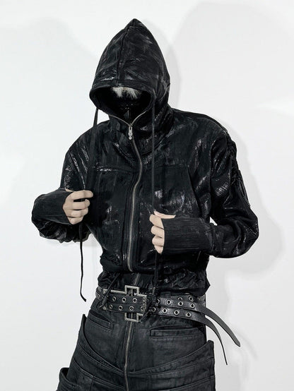 ATAnothingness Black Brushed Wax Metal Hardware Women&