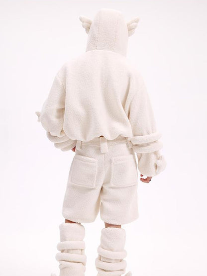 CFIERCE Lamb Fleece Shorts