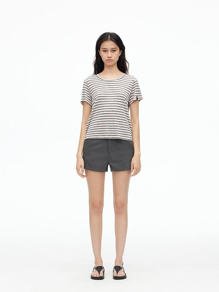 AFTADAWN Slim High Density Bamboo Micro Stretch Pocket Women&