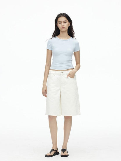 AFTADAWN White Boxy Loose Women&