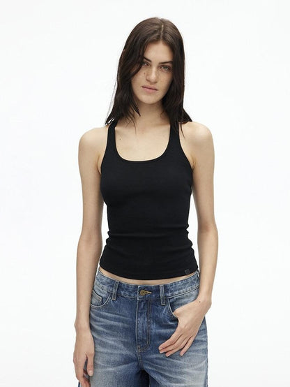 AFTADAWN U Neck Backless Slim Racerback Women&