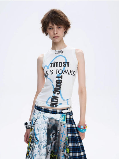 FULLTIDE Printed Stretch Slim Fit Women&