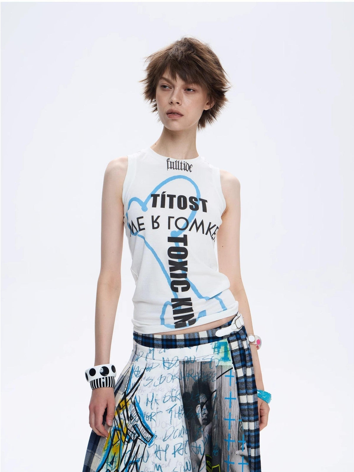 FULLTIDE Printed Stretch Slim Fit Women&