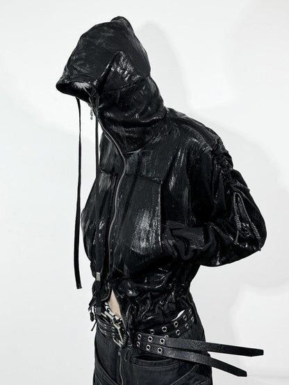 ATAnothingness Black Brushed Wax Metal Hardware Women&