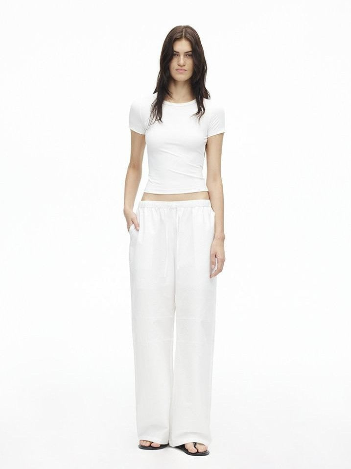 AFTADAWN Relaxed Pleated Split Scimitar Women&