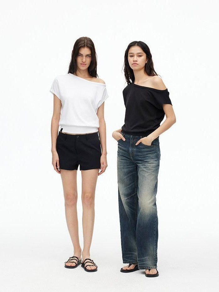 AFTADAWN Slim High Density Bamboo Micro Stretch Pocket Women&