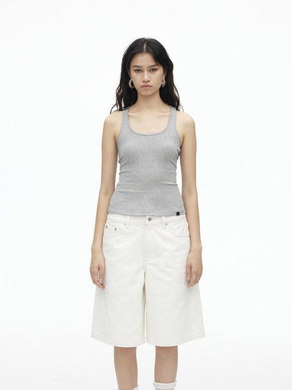 AFTADAWN U Neck Backless Slim Racerback Women&