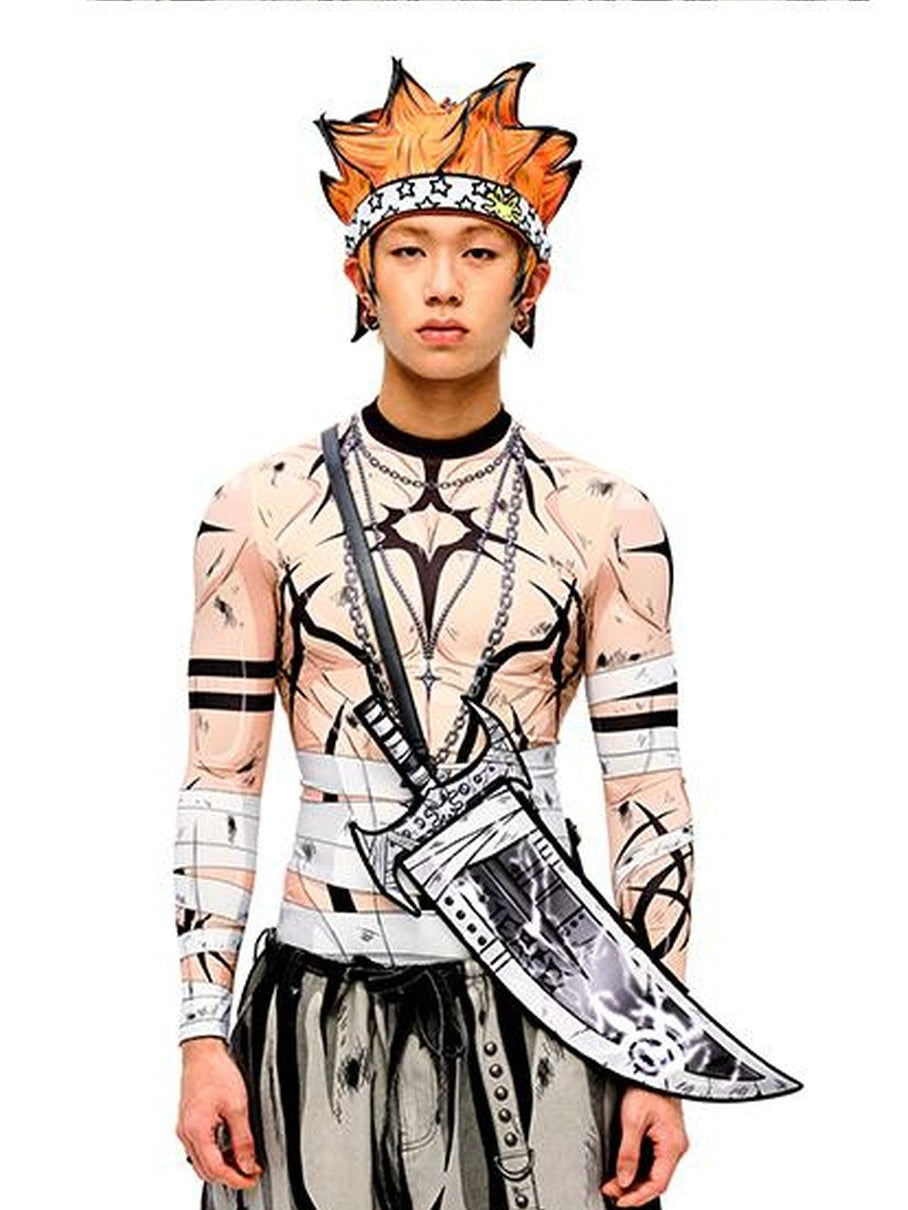 CFIERCE Printed Short Hair Cap
