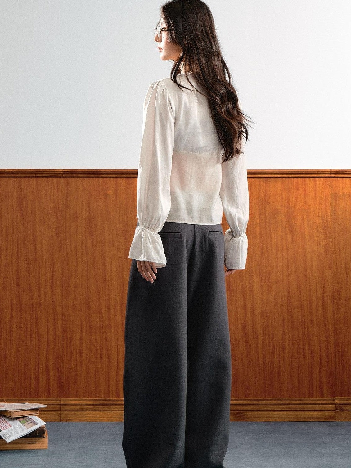 7Shiftin Spliced Lace Natural Waist Casual Women&