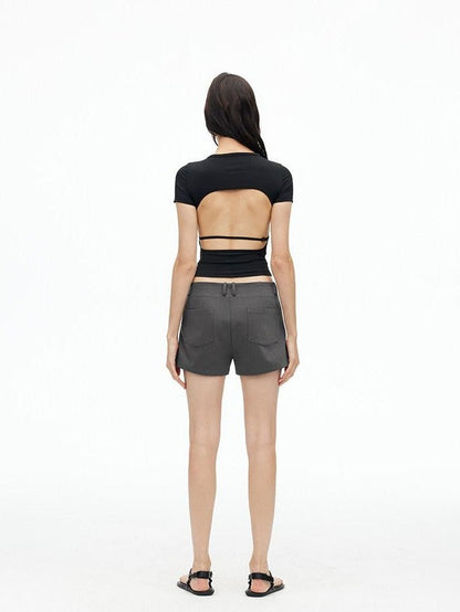 AFTADAWN Slim High Density Bamboo Micro Stretch Pocket Women&
