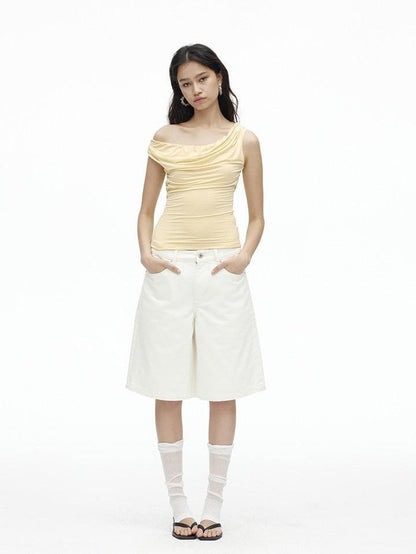 AFTADAWN White Boxy Loose Women&