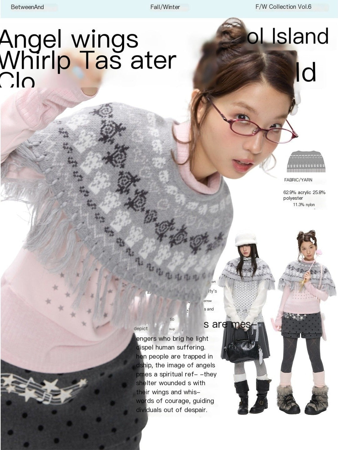 BETWEENAND_Fair_Isle_Jacquard_Fringe_Knit_Cape_Women&