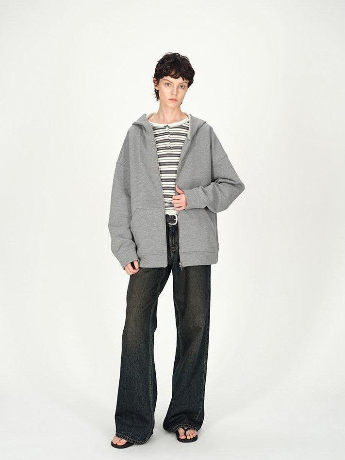 AFTADAWN Striped Colorblock Henley Layered Women&