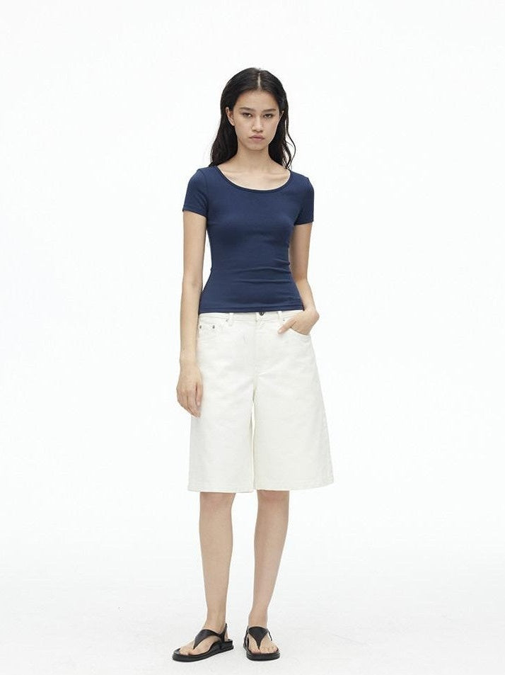 AFTADAWN White Boxy Loose Women&