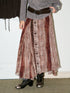 9rotic Soft Lined Vintage Asymmetric Skirted Casual Women Polyester Chestnut Jacket