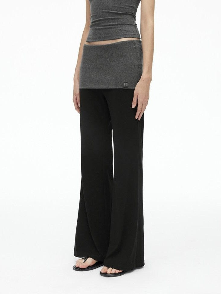 AFTADAWN Colorblock Backless Halter Tie Slim Women&