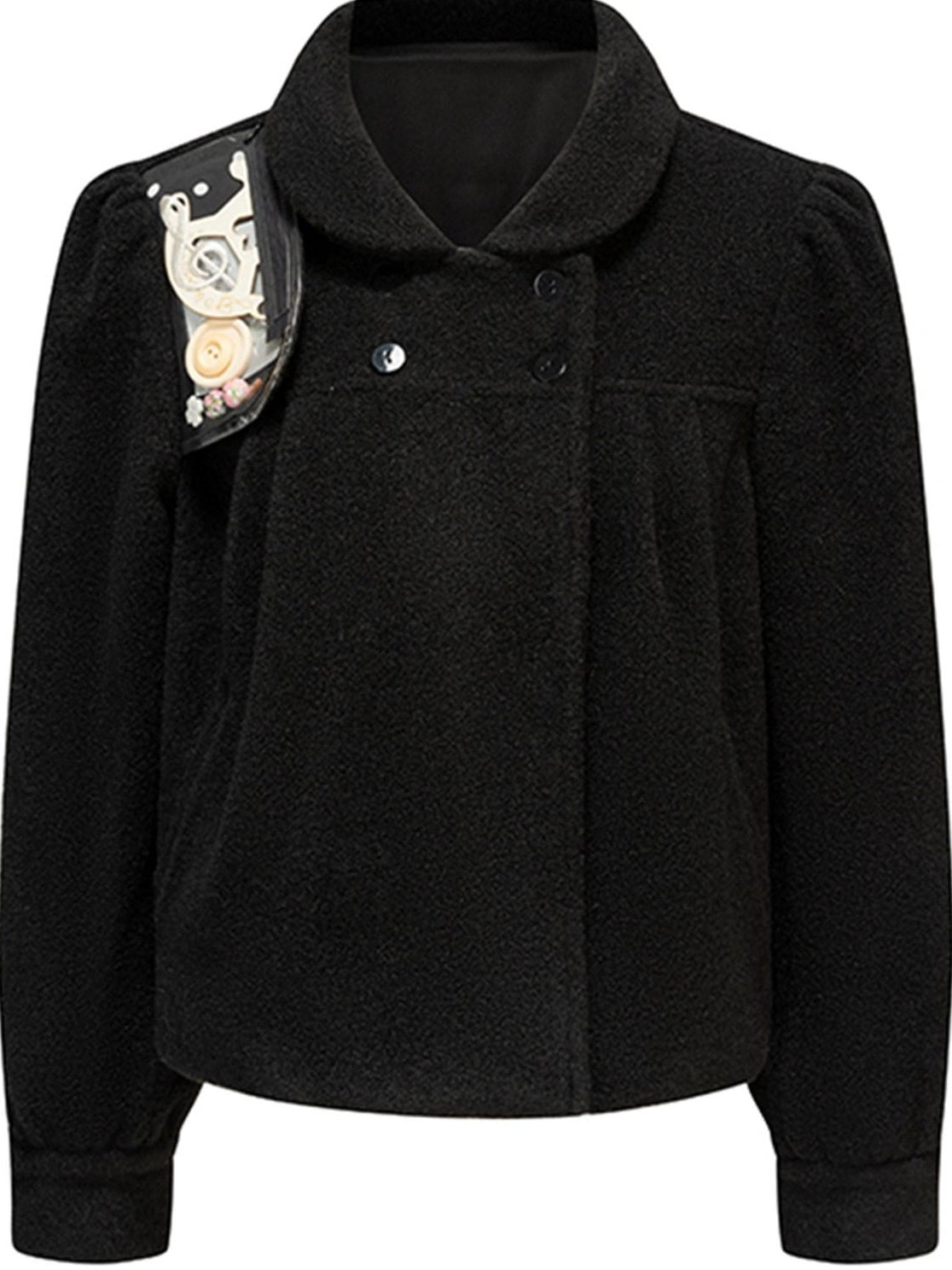 nit alcove Vestes courtes pour femme en fausse laine d&