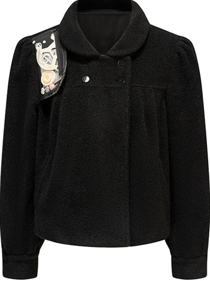 nit alcove Vestes courtes pour femme en fausse laine d&