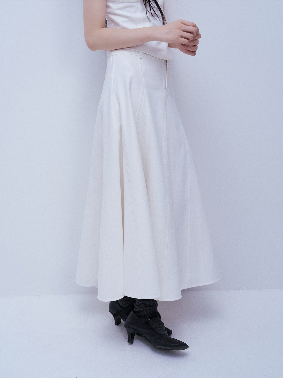 FUSSED_Deconstructed_Structured_White_Cotton_Fishtail_Women&