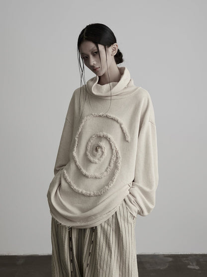 INDULGE_Off_White_High_Neck_Embroidered_Patchwork_Loose_Fit_Women&