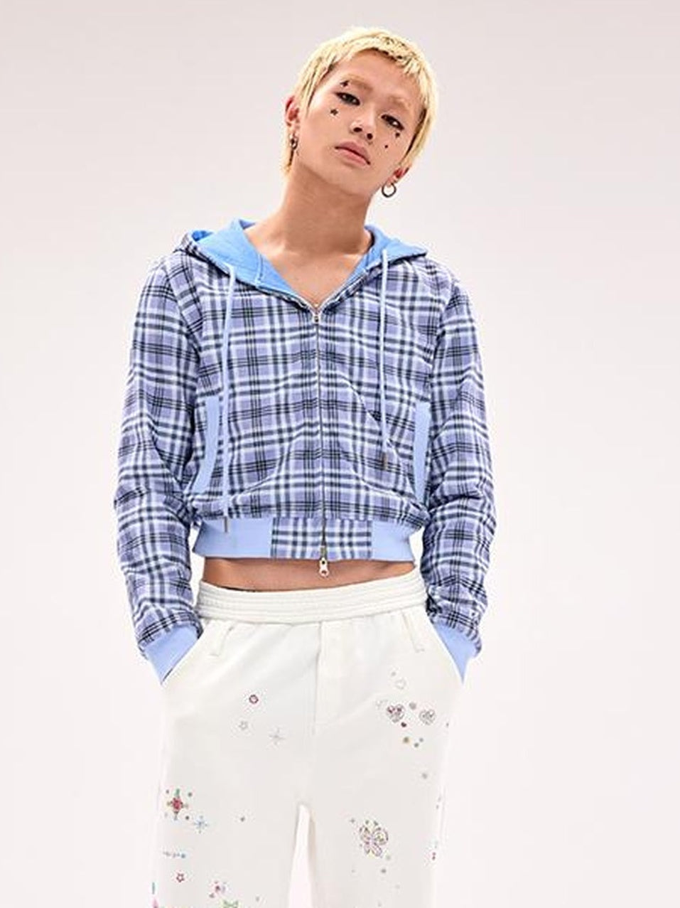 CFIERCE Reversible Cat Hoodie High Elastic Thick Unisex Pullover
